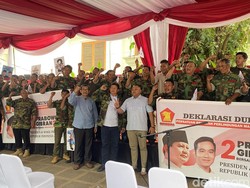 Perlinmas Sukabumi Deklarasi Dukung Prabowo-Gibran di Pilpres 2024