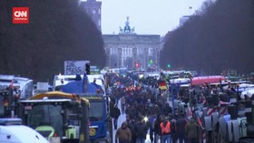 VIDEO: 10 Ribu Petani Jerman Parkir Traktor, Demo Pajak Pertanian Naik