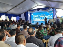 Groundbreaking Rumah Contoh Disambut Antusias Warga Rempang