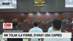VIDEO: MK Tolak Uji Formil Syarat Usia Capres