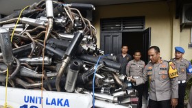 Polisi Sedang Gencar Razia Knalpot Brong