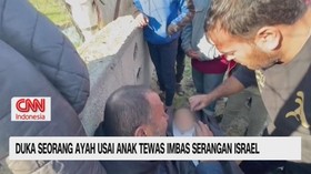VIDEO: Duka Seorang Ayah Usai Anak Tewas Imbas Serangan Israel