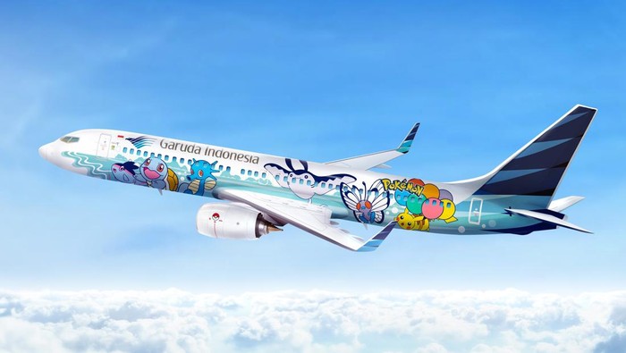 Gemas! Ada Motif Pokemon di Pesawat Garuda Indonesia, Siap Mengudara Februari 2024