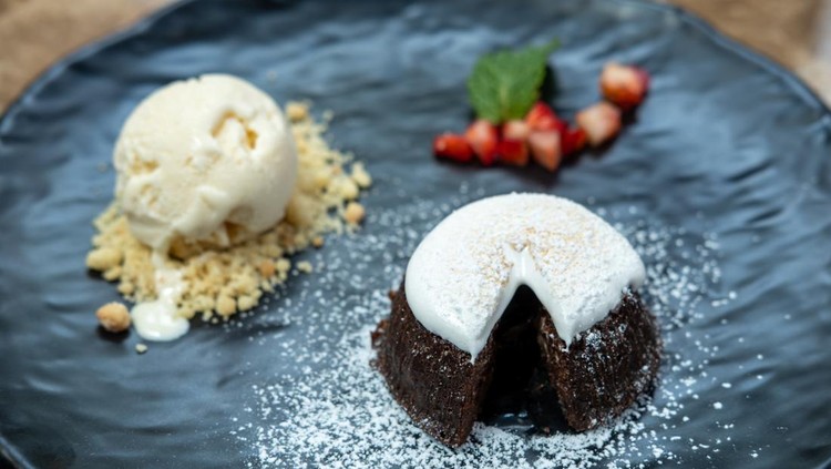 Ilustrasi lava cake