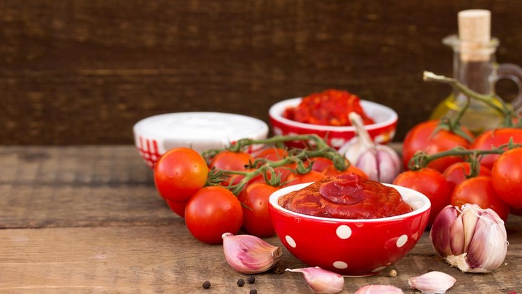 Ilustrasi sambal tomat Ilustrasi sambal tomat