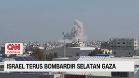 VIDEO: Israel Terus Bombardir Selatan Gaza