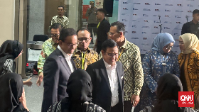 3 Capres-cawapres Tiba di KPK Hadiri Acara Paku Integritas