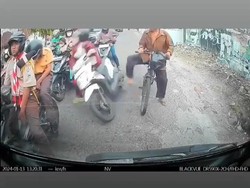 Pesepeda Viral Tendang Pemotor di Jalanan Jogja Akhirnya Terciduk Juga