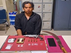 Hendak Ditangkap, Pengedar Sabu di Pangkalpinang Serang Petugas dengan Sajam