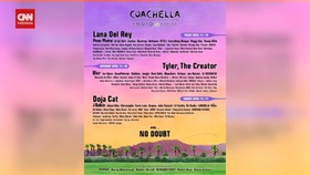 VIDEO: Headliner Coachella 2024, Lana Del Rey hingga Doja Cat