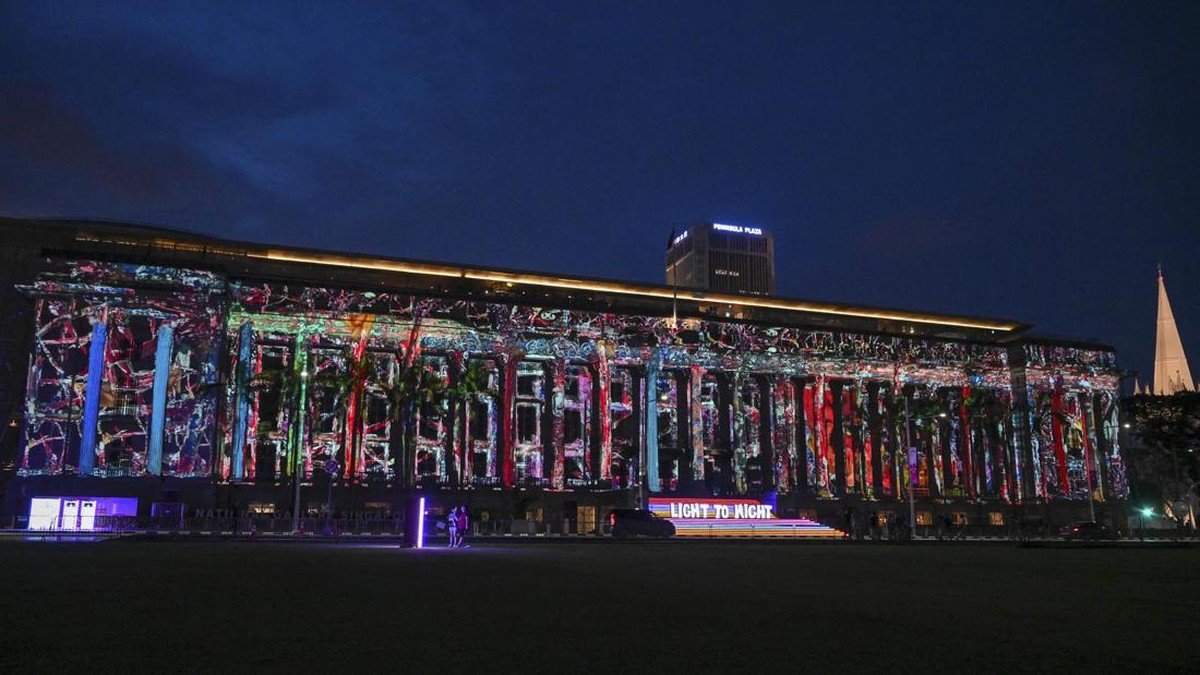 FOTO: Warna-warni Festival Seni Visual Singapura