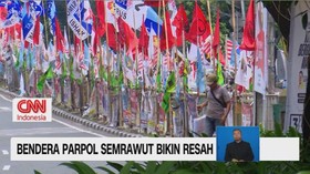 VIDEO: Bendera Parpol Semrawut Bikin Resah