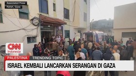 VIDEO: Israel Kembali Lancarkan Serangan di Gaza