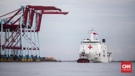 KRI Radjiman Balik ke Indonesia Usai Salurkan Bantuan untuk Palestina