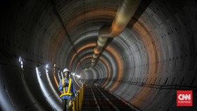 FOTO: Mengintip Progres Pembangunan MRT Jakarta Fase 2