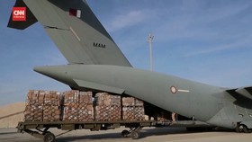 VIDEO: Bantuan Qatar untuk Palestina Tiba di Perbatasan Gaza