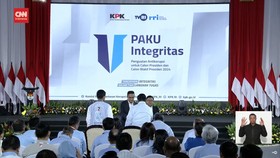 VIDEO: Momen Salaman Prabowo-Anies di Paku Integritas KPK