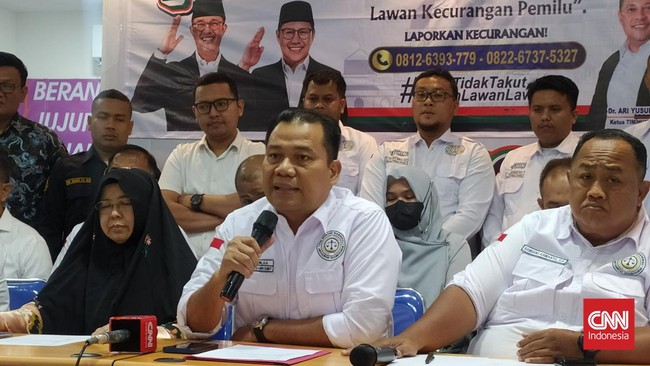 Tim pemenangan AMIN Sumatera Utara menjanjikan hadiah Rp5 juta kepada warga yang melaporkan dugaan kecurangan ASN, Polri serta TNI di masa kampanye Pemilu 2024