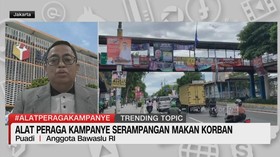 VIDEO: Alat Peraga Kampanye Serampangan Makan Korban