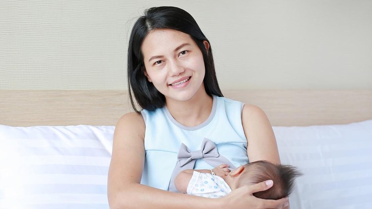 Ilustrasi Ibu Menyusui Ilustrasi Ibu Menyusui