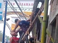 Perbaiki Atap Ruko, Pekerja Bangunan di Pesawaran Tersengat Listrik