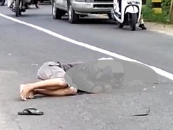 Pemotor Tewas Terjatuh saat Gagal Salip Bus di Pamekasan