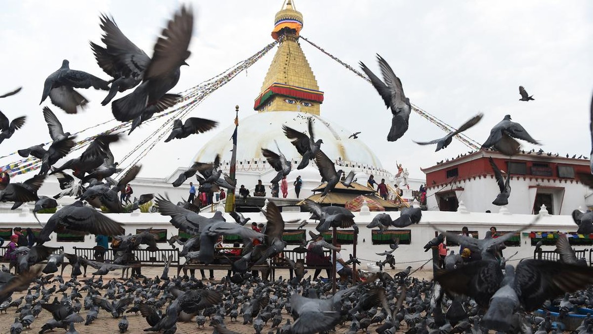 FOTO: Mantra yang Lindungi Stupa Boudhanath, Warisan Dunia di Nepal