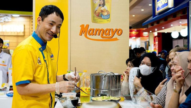 Mamayo, produsen mayones lokal asal Indonesia, menghadiri pameran industri makanan dan minuman terbesar di Indonesia