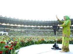 Khofifah Tepis Politisasi Harlah ke-78 Muslimat NU di GBK