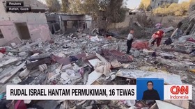 VIDEO: Rudal Israel Hantam Pemukiman, 16 Tewas