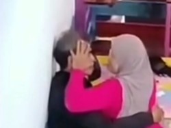 Viral Sepasang Sejoli Lansia Bercumbu di Kafe Saat Pengunjung Sepi Terekam CCTV