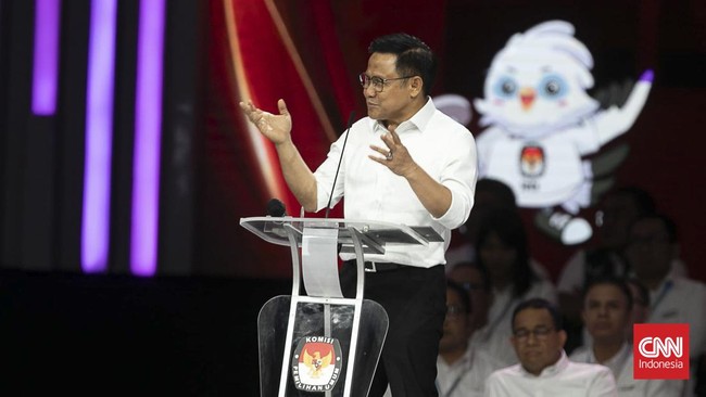 Cak Imin mengatakan proyek food estate telah merusak lingkungan. Ia janji mereboisasi hutan yang rusak.
