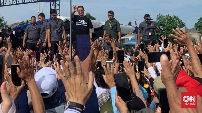 Capres nomor urut 01 Anies Baswedan optimistis bahwa pasangan calon wakil presidennya, Muhaimin Iskandar alias Cak Imin bakal menjalani debat cawapres.