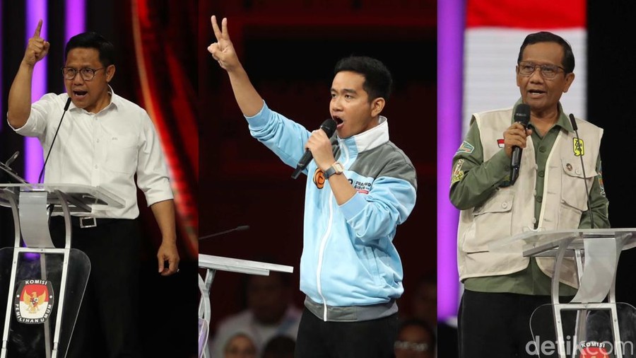 Semangat 3 Cawapres Sampaikan Pesan Penutup Debat Keempat Debat keempat Pilpres 2024 selesai digelar. Sebelum ditutup ketiga cawapres menyampaikan pesan penutup.
