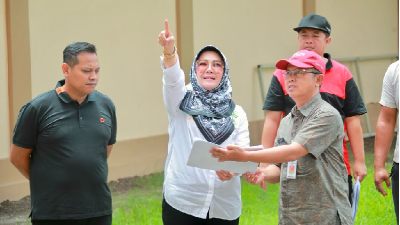 Bupati Klaten Tinjau Tiga Proyek Pembangunan Fasilitas Publik
