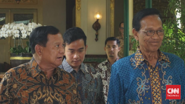 Pemda DIY menyatakan Sultan Hamengku Buwono X netral di Pilpres 2024. Sikap itu disampaikan usai menerima kedatangan Prabowo-Gibran di kantor Gubernur.