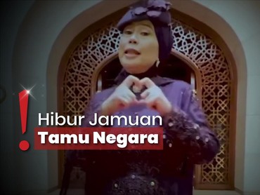 Dewi Yull Nyanyi dengan Bahasa Isyarat di Nikahan Pangeran Mateen