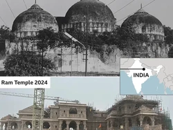 PM India Resmikan Kuil Hindu Megah di Lahan Bekas Masjid