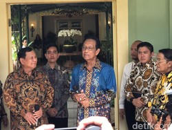Temui Sri Sultan HB X Bareng Gibran, Prabowo: Izin Masuk ke Daerah