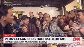 VIDEO: Mahfud MD: Saya Akan Mundur Pada Saatnya