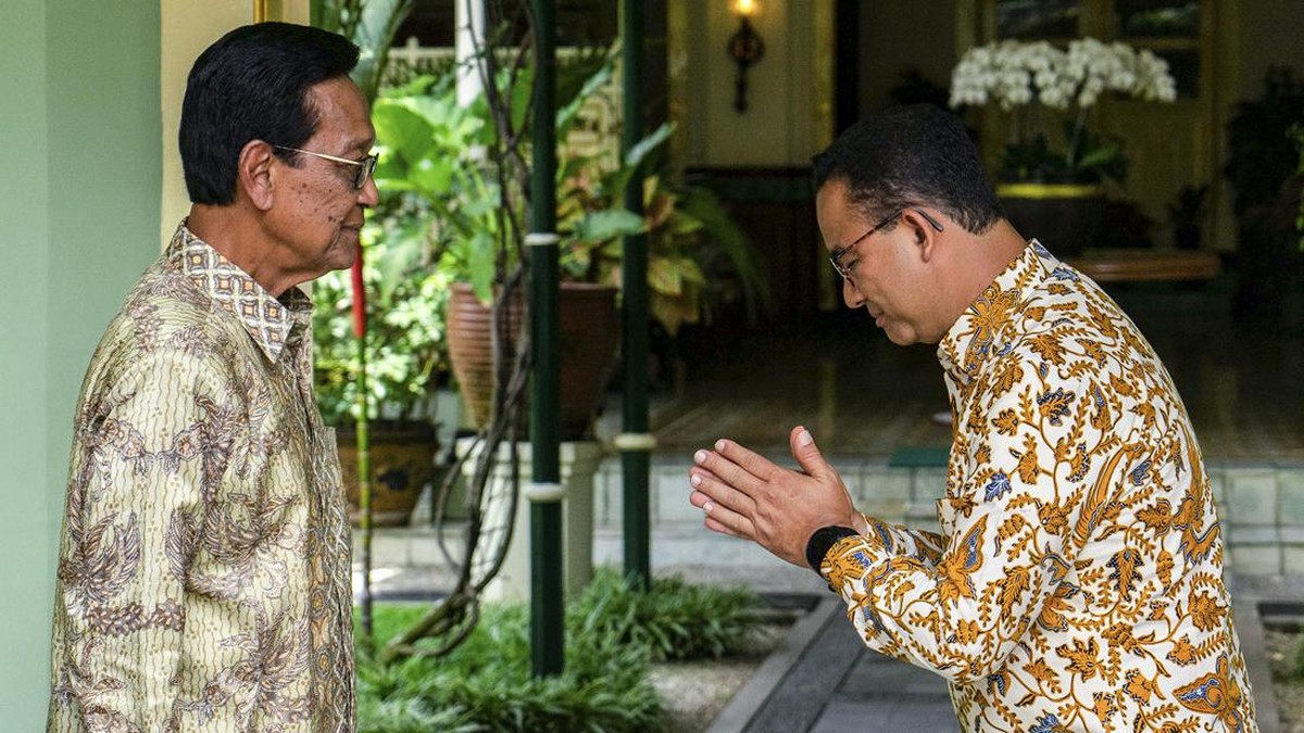 FOTO: Momen-momen Tiga Capres Sowan ke Raja Keraton Jogja