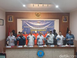 BNN Kepri Musnahkan 63 Kg Sabu, 7 Pelaku Ditangkap