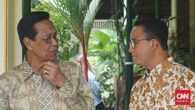 Anies Baswedan memohon doa restu kepada Gubernur Daerah Istimewa Yogyakarta (DIY), Sri Sultan Hamengku Buwono X terkait Pilpres 2024.
