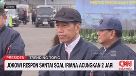 VIDEO: Jokowi Respon Santai Soal Iriana Acungkan 2 Jari