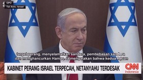 VIDEO: Kabinet Perang Israel Terpecah, Netanyahu Terdesak