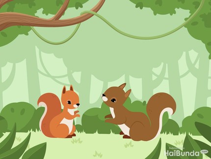 Dongeng Anak: Rubi Si Tupai Penakut Jadi Pemberani