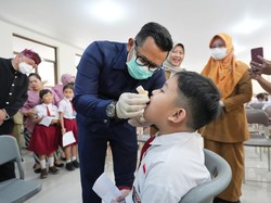 Vaksin Polio Putaran Pertama Kota Mojokerto 101,9%, Tertinggi Kedua di Jatim