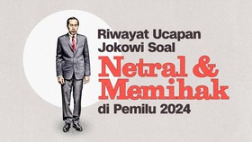 INFOGRAFIS: Riwayat Ucapan Jokowi soal Netral dan Memihak