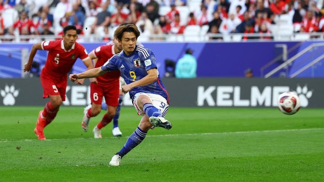 Absennya striker utama Jepang Ayase Ueda saat melawan Timnas Indonesia tidak membuat kekuatan Jepang berkurang pada laga Kualifikasi Piala Dunia 2026.