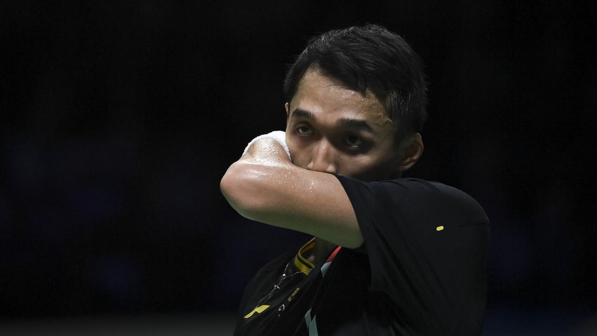 FOTO: Jonatan Kalah Dramatis di Indonesia Masters